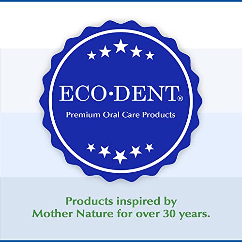 EcoDent Ultimate Sparkling Clean Mint Daily Mouth Rinse, Wound Cleaner, Essential Oils, Baking Soda, Co-Q10, Mouthwash, Fluoride Free Mouthwash, 8 Fl Oz