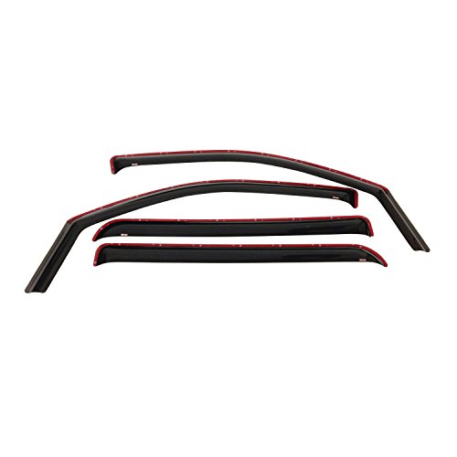 Westin Wade 72-39497 in-Channel Wind Deflectors, Smoke Tint, (4-Piece Set)