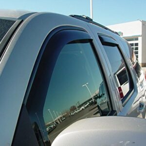 Westin Wade 72-39403 in-Channel Wind Deflectors, Smoke Tint, (4-Piece Set)