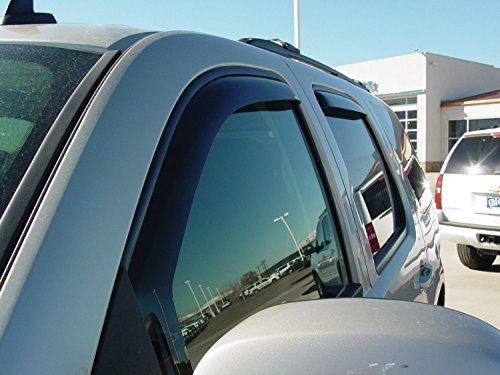 Westin Wade 72-39403 in-Channel Wind Deflectors, Smoke Tint, (4-Piece Set)