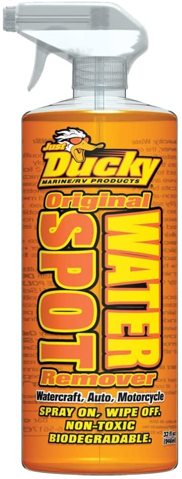 DUCKY PRODUCTS Original Water Spot Remover: Spray for Boat, Car, Motorcycle & RV Exterior Detailing, 32 oz