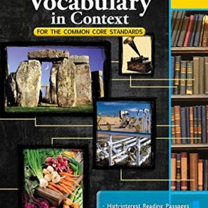 Vocabulary in Context for the Common Core Standards Reproducible Grade 8