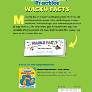 Cursive Writing Practice: Wacky Facts