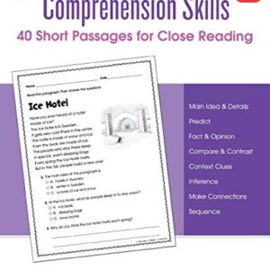 Comprehension Skills: Short Passages for Close Reading: Grade 1