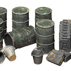 Tamiya Models Oil Drums/Jerry Cans/Buckets