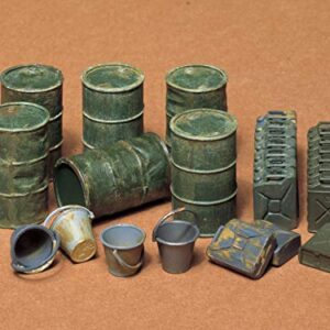 Tamiya Models Oil Drums/Jerry Cans/Buckets