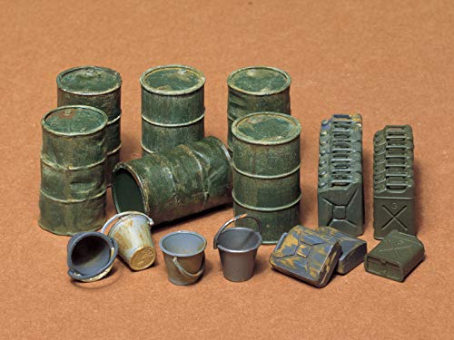 Tamiya Models Oil Drums/Jerry Cans/Buckets