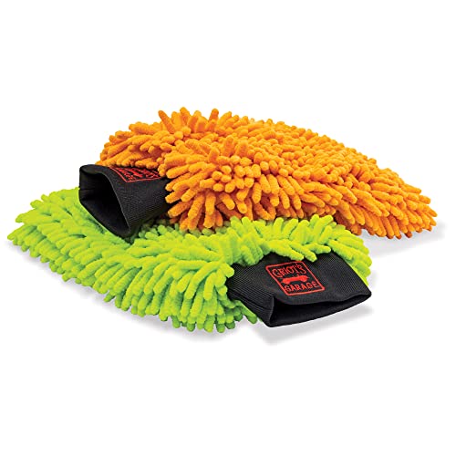 Griot's Garage 10268 Micro Fiber Wash Mitt (Set of 2)