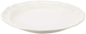 mikasa french countryside round serving platter, 12-inch white