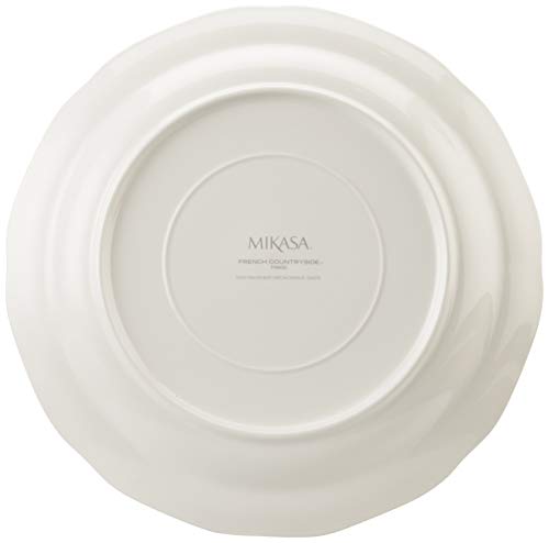 Mikasa French Countryside Round Serving Platter, 12-Inch White