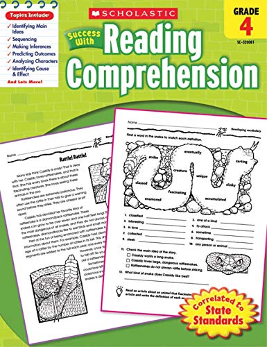 Scholastic Success With Reading Comprehension, Grade 4