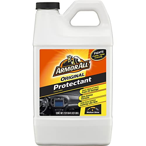 Car Protectant Refill by Armor All, Car Interior Cleaner with UV Protection, 64 Fl Oz Each