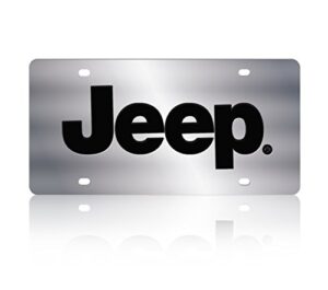 eurosport daytona- compatible with -, jeep stainless steel license plate