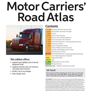 Rand McNally Large Scale Motor Carriers' Road Atlas