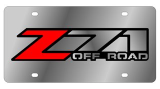 Z-71 Offroad License Plate