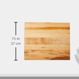 J.K. Adams 17-Inch-by-14-Inch Maple Wood Kitchen Basic Cutting Board
