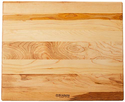 J.K. Adams 17-Inch-by-14-Inch Maple Wood Kitchen Basic Cutting Board