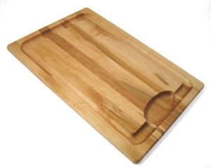j.k. adams 20-inch-by-14-inch maple wood farmhouse carving board with juice groove