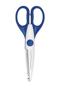 efco deckle creative scissor, blue, 16 cm