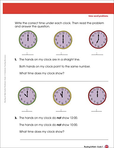 Reading & Math Jumbo Workbook: Grade 1