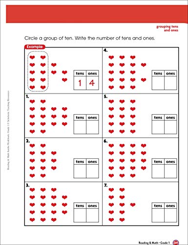 Reading & Math Jumbo Workbook: Grade 1