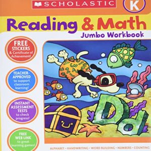 Scholastic Pre-K Reading & Math Jumbo Workbook