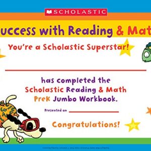 Scholastic Pre-K Reading & Math Jumbo Workbook