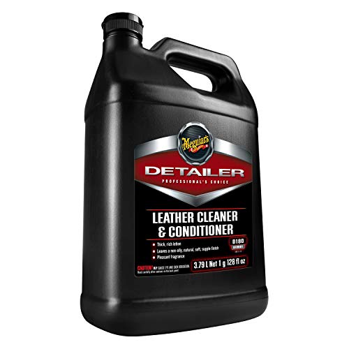 Meguiar's D18001 Detailer Leather Cleaner & Conditioner - 1 Gallon Container