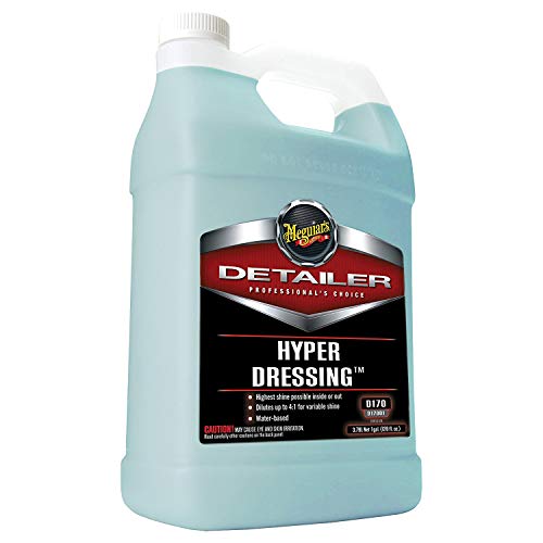 Meguiar's D17001 Hyper Dressing - 1 Gallon â€“ Give Your Carâ€™s Trim Pieces the Best Shine & Gloss