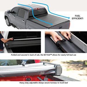 Bestop 1602401 EZFold Soft Tonneau Cover for 1995-2004 Toyota Tacoma 6.0 ft Bed