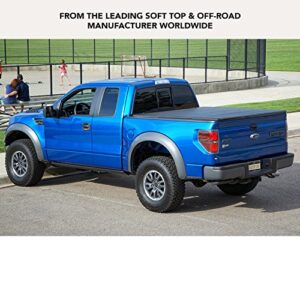 Bestop 1611101 EZFold Soft Tonneau Cover for 2004-2018 Ford F-150 Styleside - Except Heritage Model - 6.5 Ft Bed