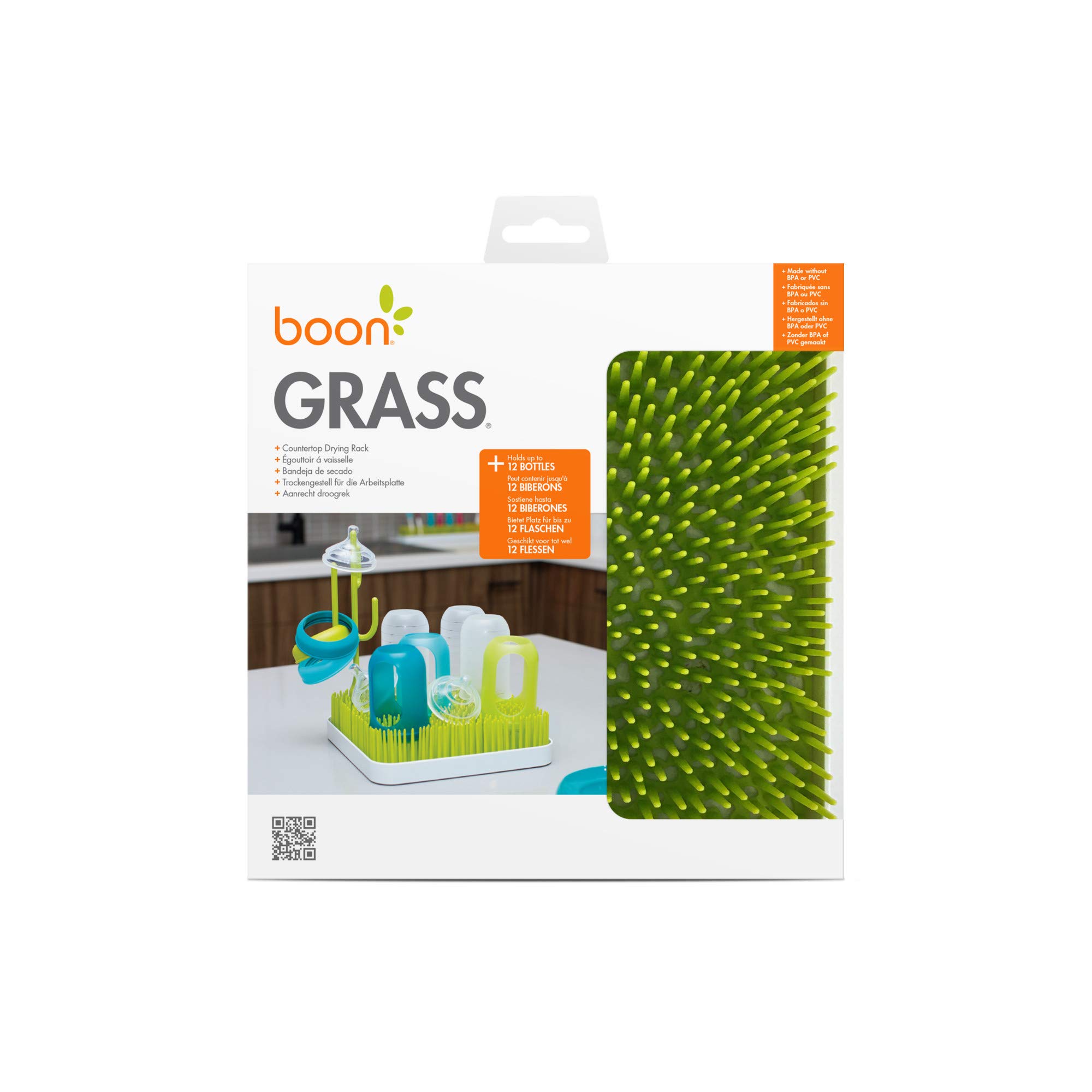 Boon Grass Countertop Drying Rack, Green