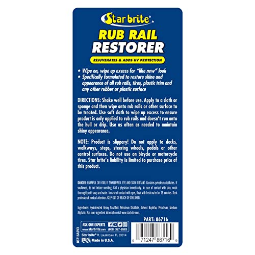 STAR BRITE Rub Rail Restorer with PTEF - 16 OZ (086716)