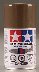 tamiya america, inc aircraft spray paint as-22 dark earth 100ml, tam86522
