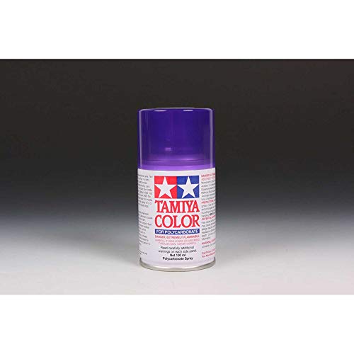 Tamiya 86045 PS-45 Translucent Purple Spray Paint, 100ml Spray Can