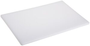 plastic cutting board 18×24 1/2″ thick white, nsf approved commercial use