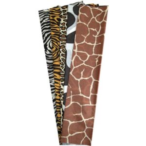 hygloss tissue paper, 20-inch by 30-inch, 4 each of 5 animal designs, 20-pack, assorted, model: 88209