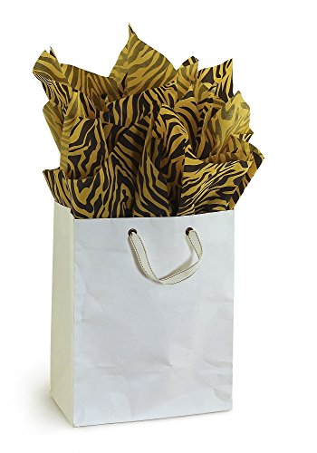 Hygloss Tissue Paper, 20-Inch by 30-Inch, 4 Each of 5 Animal Designs, 20-Pack, Assorted, Model: 88209