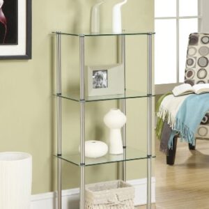 Convenience Concepts Designs2Go Classic Glass 4 Tier Tower, Glass