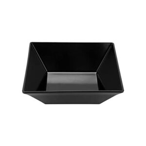 g.e.t. enterprises ml-246-bk 1.6 qt. square bowl, black