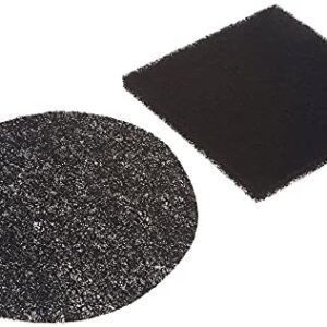 Norpro Replacement Filters for Stainless Steel Compost Keeper, 2 Pieces, One Size, Black