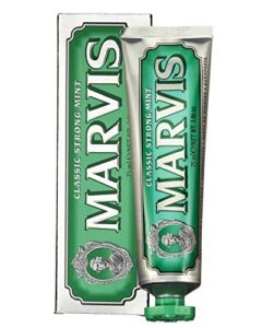 marvis classic strong mint toothpaste, 3.8 oz (pack of 1)