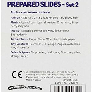 Learning Resources Prepared Slides Combo Set, 48 Specimens