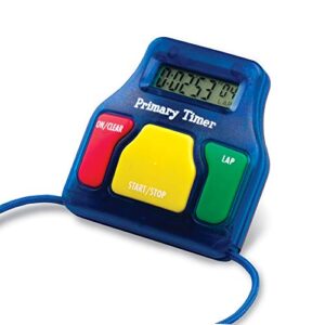 Learning Resources Primary Timers, Classroom Experiment, 1-Minute Functions, Set of 6, Ages 5+