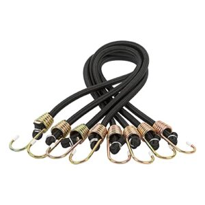 erickson 06845 black 36″ industrial bungey cord, (pack of 4)
