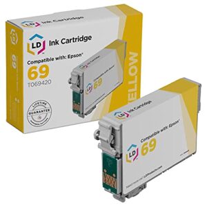 ld remanufactured ink cartridge replacement for epson 69 t069420 (yellow)