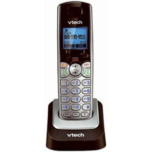 vtech ds6101 accessory cordless handset, silver/black | requires a ds6151 series phone system to operate