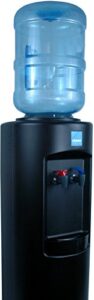 clover b7a hot and cold bottled water cooler in black