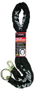 trimax thex50 thex super chain – 5′ length with hex 11mm links, black