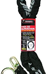 Trimax THEX50 THEX Super Chain - 5' Length with HEX 11mm Links, Black